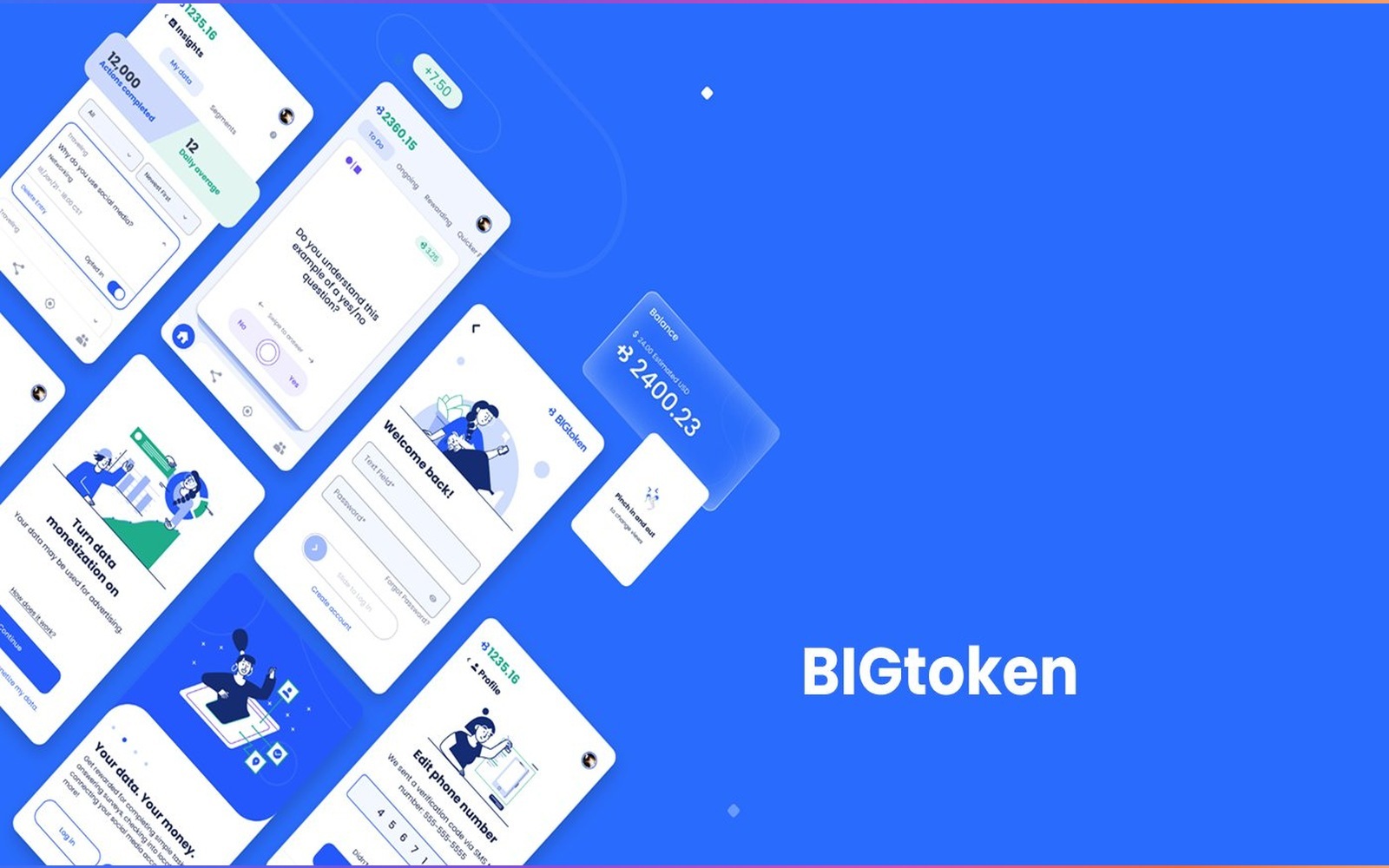 BigToken — app redesign overview