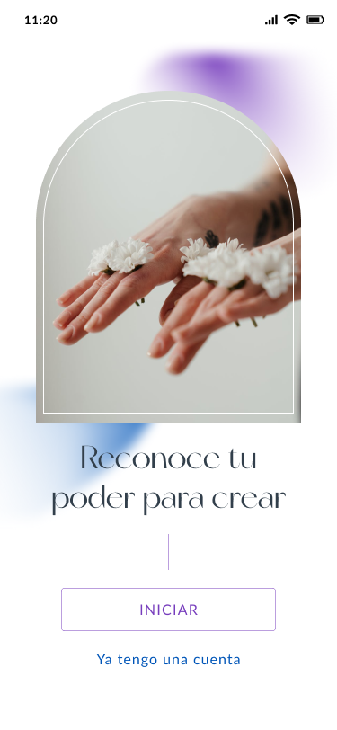 ENÚ onboarding screen 2 — Reconoce tu poder para crear