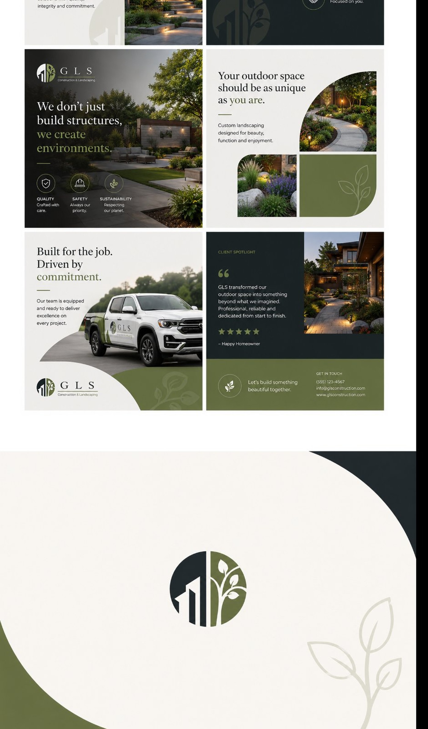 GLS social media templates and digital applications