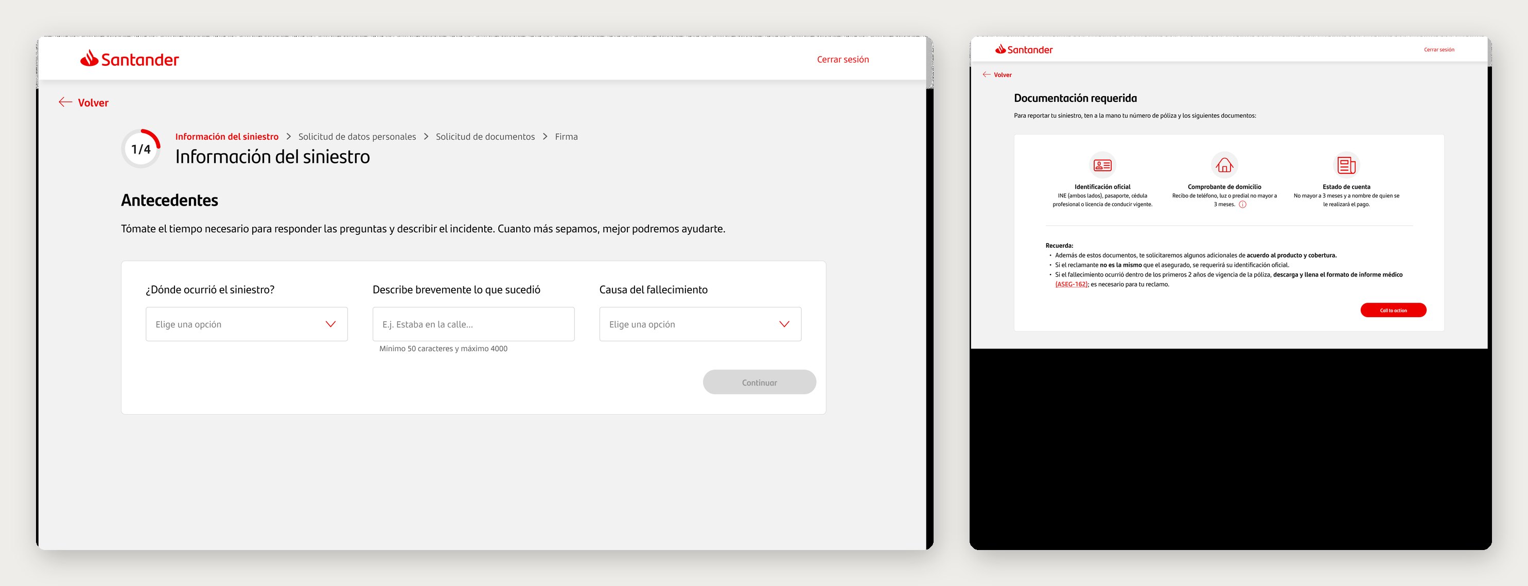 Zurich Santander — App and brand overview