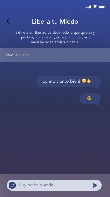 TILA Escríbele — Libera tu Miedo conversation