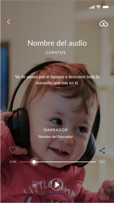 TILA Baby player — children's story