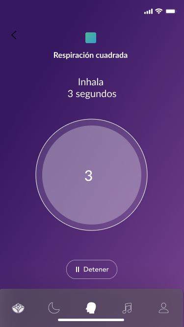 TILA — Respiración Cuadrada session