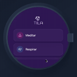 TILA main app — animated demo